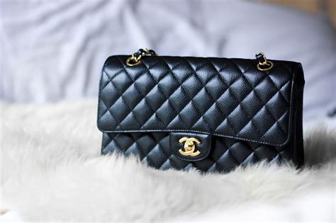 chanel black caviar classic flap medium|The Ultimate Chanel Flap Guide .